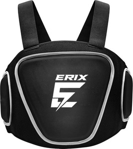 Protector de Abdomen para Boxeo, de Cuero Genuino y PU, para Muay Thai, Taekwondo y Boxeo, Protector Corporal para Entrenadores y Profesores, Duradero - Product Image 3