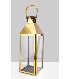 Wedding <b>Dinner</b> Table Top Decoration <b>Candle</b> Holder Lantern Handmade Design Metal <b>Candle</b> Lantern Decorative Item - Product Image 2