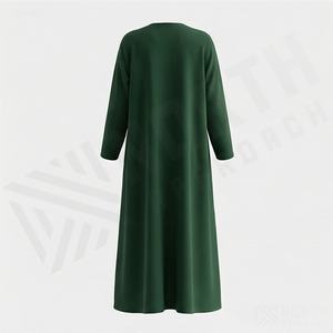 2025 OEM Kimono Abaya pour femmes musulmanes, en tissu polyester épais, doux et très extensible, col en V, manches longues, pour fêtes, Ramadan, mariages - Product Image 2