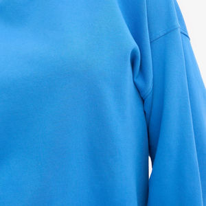 Sweat-shirt à col rond en coton uni brodé personnalisé en grande quantité pour femmes, pull en molleton, chemises OEM et ODM - Product Image 4