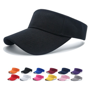 Casquettes de soleil ajustables à visière personnalisées avec logo brodé ou imprimé, séchage rapide, pour femmes et hommes, idéales pour l'extérieur et la plage - Product Image 1