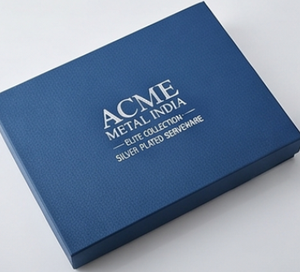 ถาดเสิร์ฟอะลูมิเนียมสีเงินงานฝีมือจากอินเดีย ยี่ห้อ Elegant Acme Metal  ขอบสลักลายดอกไม้  ผิวขัดเงา สำหรับใช้ในบ้าน - Product Image 6