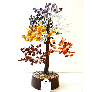 Wholesale 500 BDS Handmade Eco-Friendly 7 <b>Chakra</b> Agate <b>Tree</b> From Gujarat for Christmas - Product Image 1