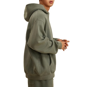 2024 derniers sweats à capuche de lavage à l'acide de haute qualité pour hommes bas prix différents Style Hip Hop Design sweats pour l'hiver - Product Image 3