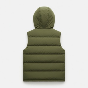 Gilet matelassé sans manches pour homme, avec fermeture éclair, col montant, pour la course à pied, la randonnée et les activités de plein air - Product Image 4