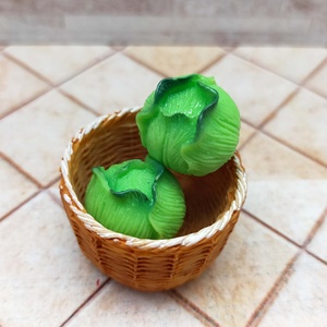 1:12 Miniature Dollhouse Accessoires simulation mini chou cuisine scène modèle ornements - Product Image 3