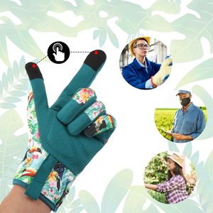 Gant de jardinage en cuir de vachette pleine fleur de haute qualité, résistant à la chaleur et aux étincelles, protection individuelle, usage intensif - Product Image 4
