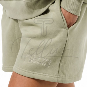 TELLUS APPAREL Pantalones Cortos Deportivos Personalizados de Moda para Mujer, de Algodón y Felpa, para Gimnasio, Fitness, Correr, Casuales, Tallas Grandes, de Secado Rápido y Transpirables - Product Image 3