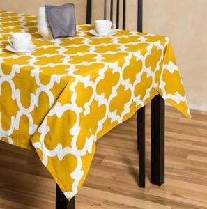 Kitchen <b>Table</b> Cloth Oil Proof Easy Clean <b>Table</b> <b>Cover</b> Soft Touch Fabric <b>Table</b> Cloth Comfortable Dining <b>Cover</b> At Best Price - Product Image 6
