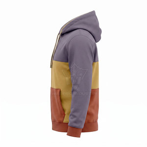 Wholesale Men Zipper <b>Hoodies</b> With Comfortable Full Zip Front Kangaroo Ribbed Cuffs Soft Fleece Fabric Custom Apparel - Product Image 2
