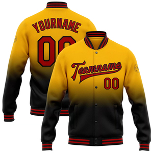 Blouson universitaire en laine pour homme, col montant, avec logo brodé personnalisé pour écoles et universités, style bomber et patch de baseball, modèle Letterman - Product Image 6