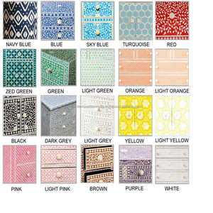 Espejo de pared con incrustaciones de hueso de lujo moderno, diseño Art Deco bellamente elaborado para reflejar su estilo elegante - Product Image 3