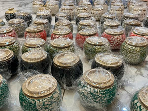 New Design 2026 <b>Bamboo</b> Storage Box with MOP Shell Inlay Handcrafted <b>Bamboo</b> <b>Jar</b> Storage Box with Eggshell Inlay with <b>Bamboo</b> Lid - Product Image 6