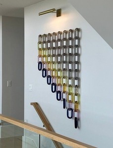 Best quality wall decor <b>resin</b> Chain links very big size and <b>clear</b> colors multi colors <b>resin</b> big links available - Product Image 4