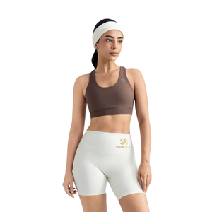 Shorts Deportivos Negros de Cintura Alta para Mujer, Logotipo Personalizado, Shorts de Compresión para Fitness, Yoga, Running, Ciclismo, Entrenamiento, Elásticos - Product Image 1