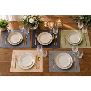 Premium Cotton Linen <b>Placemat</b> Set | Washable Woven <b>Table</b> Mats | Eco-Friendly Dining <b>Table</b> <b>Placemat</b> <b>for</b> Home, Hotel & Restaurant - Product Image 6