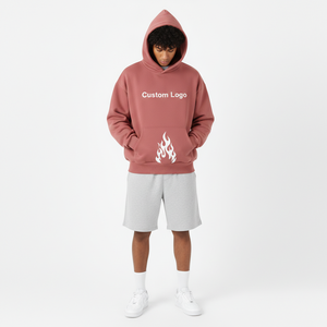 Sudadera con Capucha Extra Grande, Gruesa, sin Cordones, con Logotipo Personalizado OEM, 500GSM, Sudadera de Alta Calidad al por Mayor para Hombre - Product Image 3