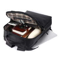 Tas Ransel Kulit Grosir untuk Pria, Tas Sekolah Kuliah yang Tahan Lama dengan Banyak Kompartemen dan Kantong Laptop, Dijual