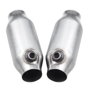 Convertitori Catalitici Metallici ad Alto Flusso (Confezione da 2) - Ingresso/Uscita da 2,5 Pollici, Sostituzione Diretta - Product Image 1