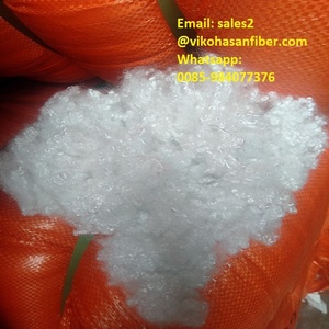 Vikohasan 7D64 hcs เส้นใยสังเคราะห์รีไซเคิลเป็นมิตรกับสิ่งแวดล้อมกลวงคอนจูเกตคอนกรีตโพลีเอสเตอร์ป้องกันไฟฟ้าสถิตย์ - Product Image 3