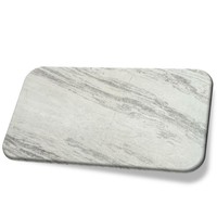 Revêtement mural en pierre naturelle de marbre blanc de l'Himalaya de luxe, écologique, imperméable, pour la maison, le bar, la salle à manger, l'extérieur