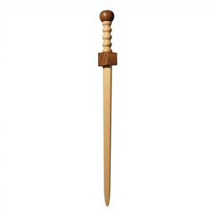 Épée d'entraînement classique en bois faite à la main - Jouet Gladius en bois de hêtre écologique pour la pratique des arts martiaux, déguisement enfant, décoration, cadeau - Product Image 1