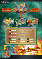 VGAME Birds Paradise 2 USA 5.6 Papan Permainan dan Perangkat Lunak untuk Proyek Peningkatan Kabinet Arcade