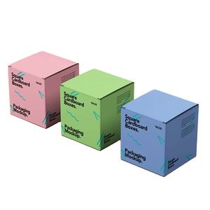 Caja de Cartón Plegable Impresa Personalizada, Empaque de Papel de Color para Productos de Cuidado de la Piel y Cosméticos - Product Image 2