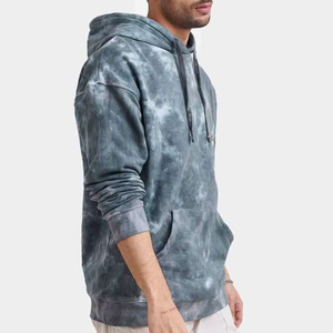 Custom Basics Cotton Blended Heavyweight Acid Wash Vintage Flannel Lined Solid Distressed Sun Faded <b>Pullover</b> <b>Man</b> Cheap Price - Product Image 3