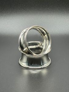 Hand Casted Technique Round <b>Silver</b> Fish <b>Napkin</b> Ring Set of 2 Food Grade Handmade Decorative <b>Napkin</b> Rings Cheap Price - Product Image 3