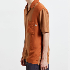 T-shirt à manches courtes pour homme, col rond, coupe ample, couleur unie, jersey 100% coton, respirant, vêtements décontractés - Product Image 2