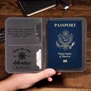 Bulk Buy Genuine Leather Eco-Friendly Unisex Passport Holder Travel <b>Wallet</b> Custom Logo <b>RFID</b> <b>Blocking</b> Cover Case Design PTH-0133 - Product Image 4