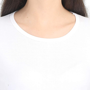 Camiseta Casual de Mujer 100% Algodón Suave, Corte Cómodo, Manga Corta, Secado Rápido y Tejido Transpirable para Verano y Uso Diario - Product Image 2