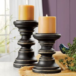 Contemporary Wooden Candle Holder Suitable For Modern Homes <b>Weddings</b> Restaurants And Stylish Event Decorations - Product Image 4