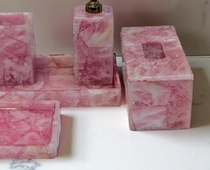 <b>Bathroom</b> <b>Accessories</b> <b>Set</b>-6-Piece Resin Modern Luxury Customizable Gift <b>Set</b> Toothbrush Holder Toothbrush Cup Soap Dispenser Soap - Product Image 1