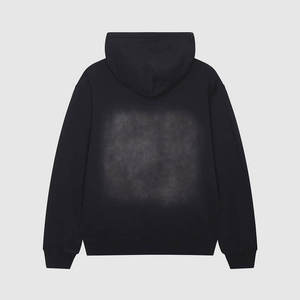 Custom High Quality Vintage Acid Wash <b>Hoodie</b> <b>Oversized</b> Heavyweight Cotton <b>Fleece</b> Mineral Wash Pullover Streetwear Unisex <b>Hoodie</b> - Product Image 2