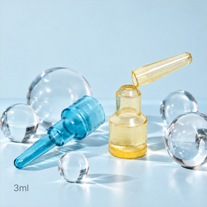 Conteneur d'ampoule en PETG 3 ml, flacon de sérum résistant aux chocs, emballage cosmétique avec bouchon en caoutchouc - Product Image 3