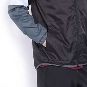 Chaqueta Cortavientos de Lona de Alta Calidad para Hombre, con Logotipo Personalizado, Colores Contrastantes, Transpirable e Impermeable, con Capucha - Product Image 5