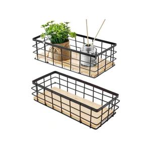 Industrial Design Wooden Serving <b>Trays</b> With Border Design And Rope Handles Kitchenware Use Multifunctional Design <b>Storage</b> <b>Tray</b> - Product Image 6