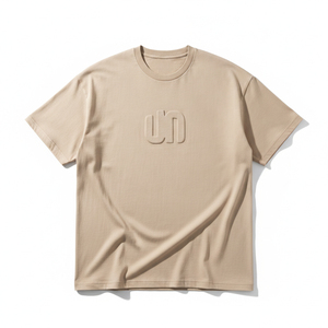 เสื้อยืดพิมพ์ลายพัฟฟ์คุณภาพพรีเมียม ขายส่ง เสื้อยืดเปล่าทรงหลวมสำหรับผู้ชาย สกรีนลายตามสั่ง หมึกโฟม เสื้อสตรีทแวร์ - Product Image 1