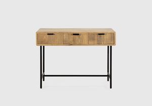 Table console moderne en bois de manguier massif, faite à la main, écologique, pour salon, usage hôtelier, design de base des pieds Manish Art, garantie 1 an - Product Image 4
