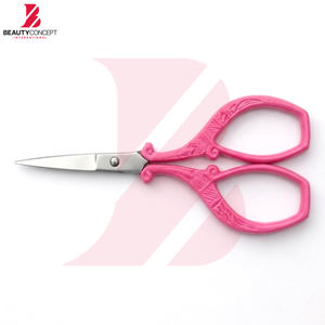 Tijeras para Cutículas Rosadas con Mango Ergonómico, Acero Inoxidable Afilado, Herramienta de Manicura y Pedicura para Profesionales - Product Image 3