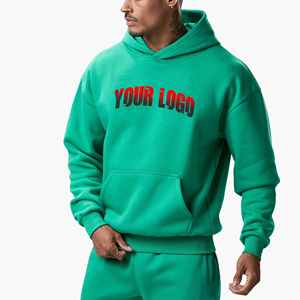<b>Men</b> Oversized <b>Pullover</b> Hoodie Comfortable Casual Sweatshirt for Gym Streetwear and Outdoor Wear - Product Image 1