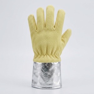 Gants isolants haute performance en para-aramide aluminisé épais, résistants à la chaleur, de qualité industrielle, avec gants de protection - Product Image 2