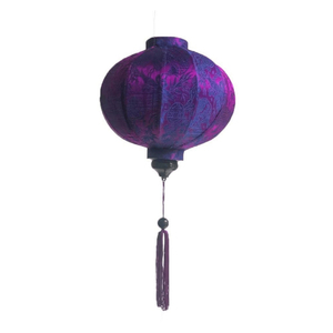 Lanterne en soie colorée du Vietnam, produit décoratif suspendu fait à la main pour la décoration intérieure et les marchés des articles cadeaux - Product Image 2