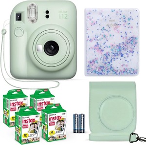 Cámara Instantánea Instax Mini 12 Color Blanco Arcilla + Paquete Económico de Película Fuji (40 Hojas) + Accesorios para Obturador + Estuche de Transporte - Product Image 2