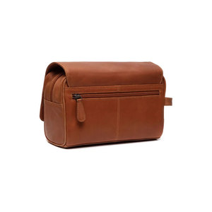 Bolsa de Aseo Colgante de Cuero para Hombre, Bolsa de Cosméticos Hecha a Mano, Neceser, Bolsa de Maquillaje de Doble Capa, Bolsa de Almacenamiento Portátil para Viaje - Product Image 3