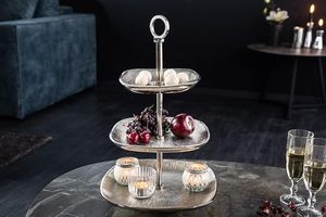 Decorative <b>3</b> <b>Tier</b> <b>Cake</b> <b>Stand</b> Shiny Polished Metal <b>Cake</b> Platter Luxury Wedding Table Centerpieces Three <b>Tier</b> Metal <b>Cake</b> <b>Stand</b> - Product Image 2