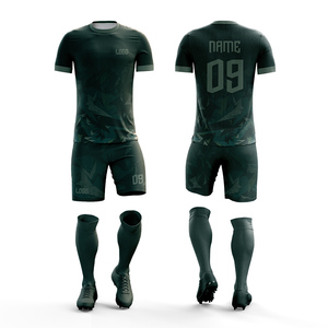 Uniforme de Fútbol Personalizado para Hombre, Conjunto de Camiseta y Pantalones Cortos, Ropa Deportiva de Alto Rendimiento, Impresión por Sublimación, Logotipo, Nombre y Número Personalizados - Product Image 2