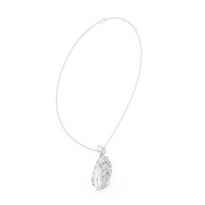 Collier pendentif diamant en forme de goutte d'eau avec chaîne en or rose 14 carats, bijoux de luxe pour femme, idéal pour fiançailles, mariage et soirées - Product Image 6